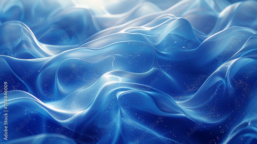 Obraz premium blue abstract background for your space theme, Light background, simple picture, beautiful composition