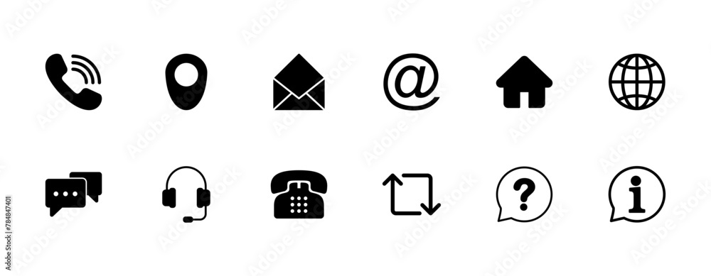 Contact us icon vector isolated on white background. business card contact information icon. web icon vector. Contact us icon vector isolated on white background. business card contact information icon. web icon vector.