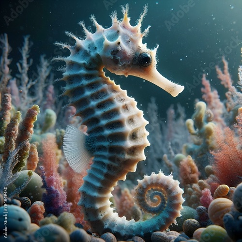 cinematic image of a seahorse 6 © Wolney
