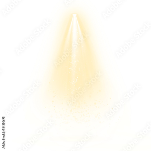 Fotografie Beautiful studio spotlight effect