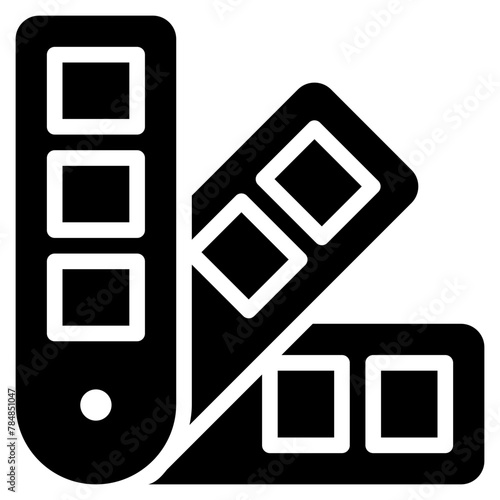 Color Palette Solid Icon