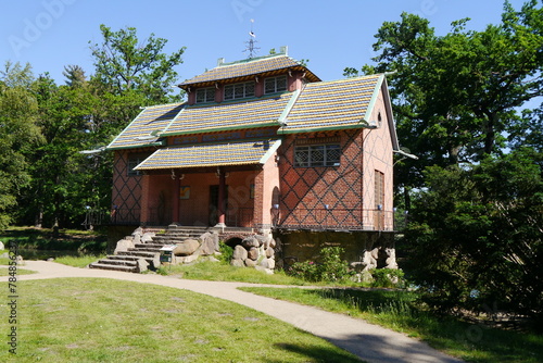 Chinesisches Haus im Schlossgarten von Schloss Oranienbaum im Dessau-Wörlitzer Gartenreich