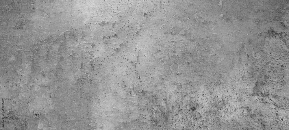 Fototapeta premium Cement textured surface as background. Banner design