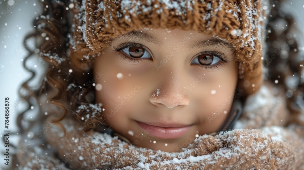 Winter Child's Portrait