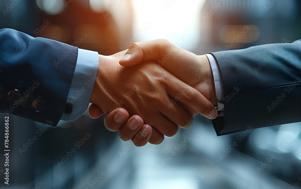 Stock Photo Realistic Details Business Handshake