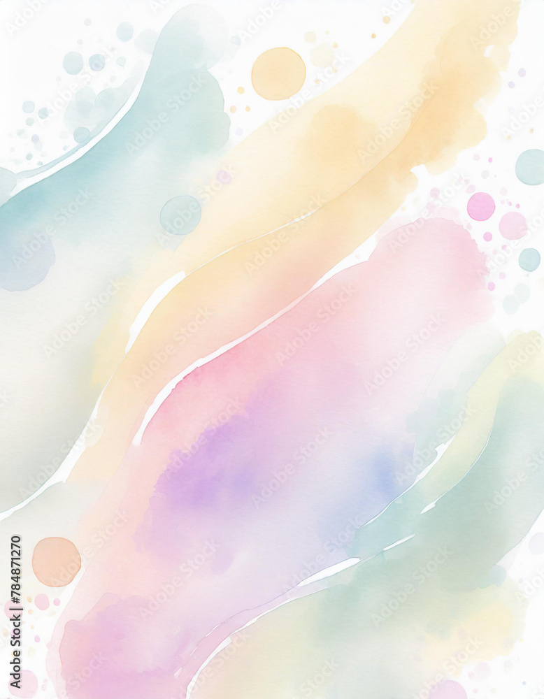 Water paint colorful brush touch background illustration