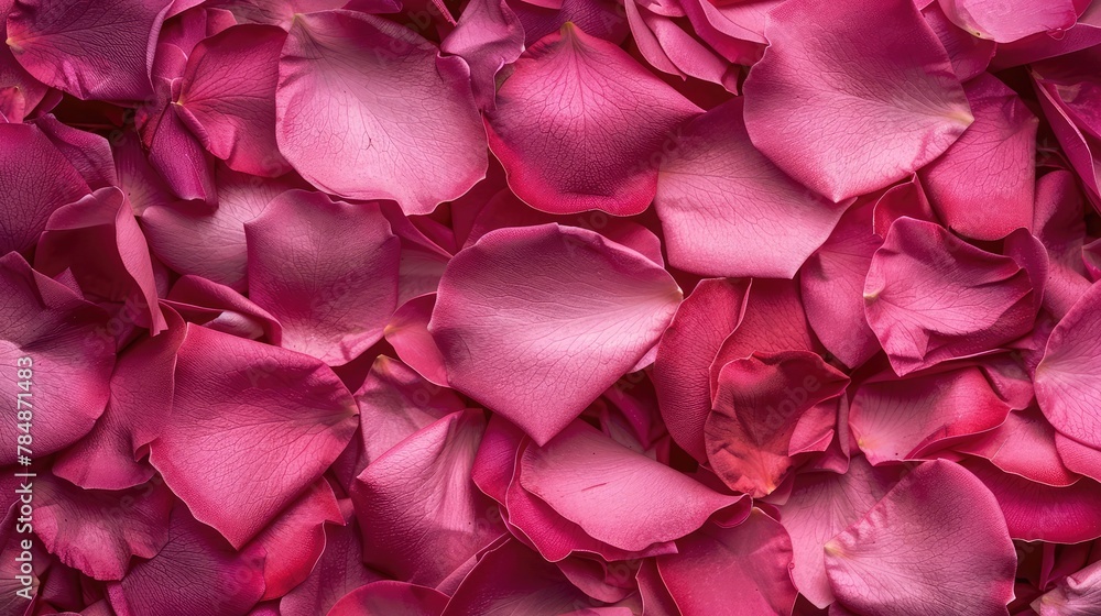 Texture of pink rose petals. Beautiful rose petals on an abstract background