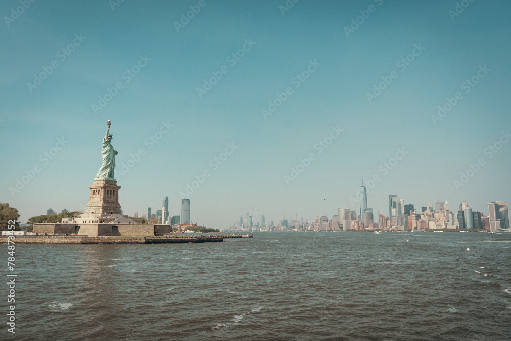 Liberty Statue and New York City