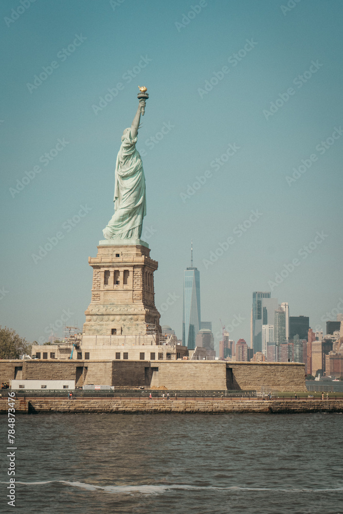 Liberty Statue and New York City