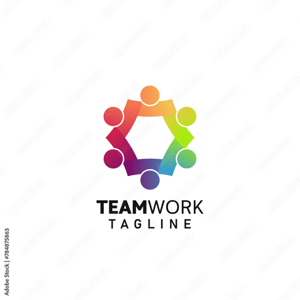 Cummunity abstract Logo Icon Design Symbol Template Flat Style Vector Cummunity abstract Logo Icon Design Symbol Template Flat Style Vector