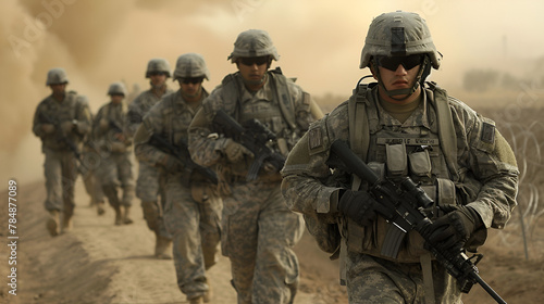 USA Army in Iraq Raw Style photo