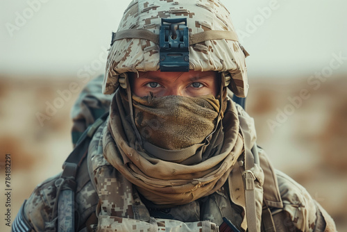 Portrait of a Soldier, Generative AI