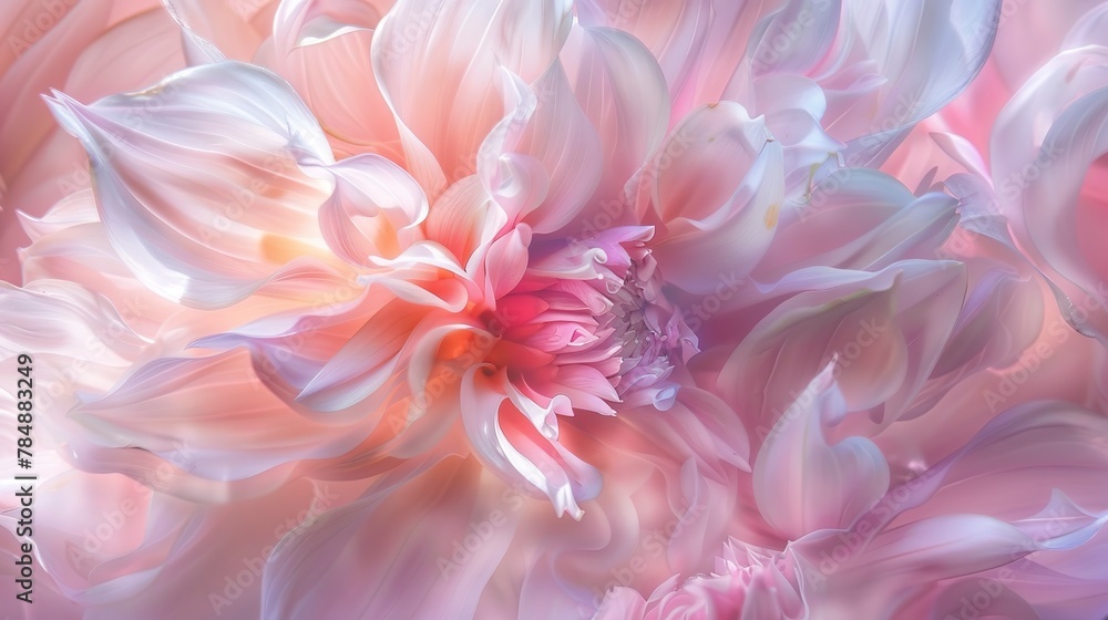 Macro, abstract bloom beauty, pastel dream, ethereal light, velvety texture Macro, abstract bloom beauty, pastel dream, ethereal light, velvety texture