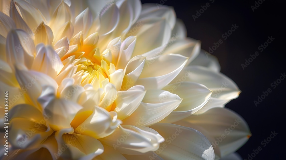 Obraz premium Macro view, unique flower concept, theme versatility, solo to crowd, spotlight, dynamic range