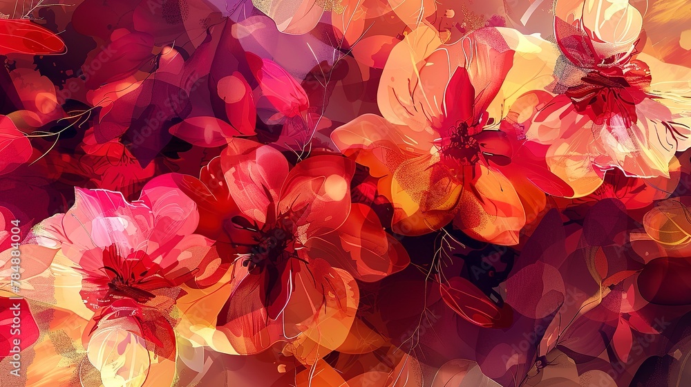 Creativity and Originality: Abstract flower backgrounds offer artists and designers the opportunity to create unique and original compositions. 