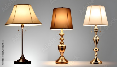 lamp for home and office, interior decoration, isolate.