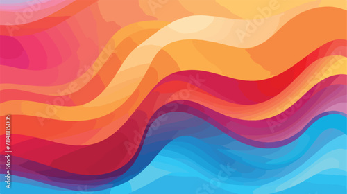Wavy fluid abstract background. Dynamic abstract flat