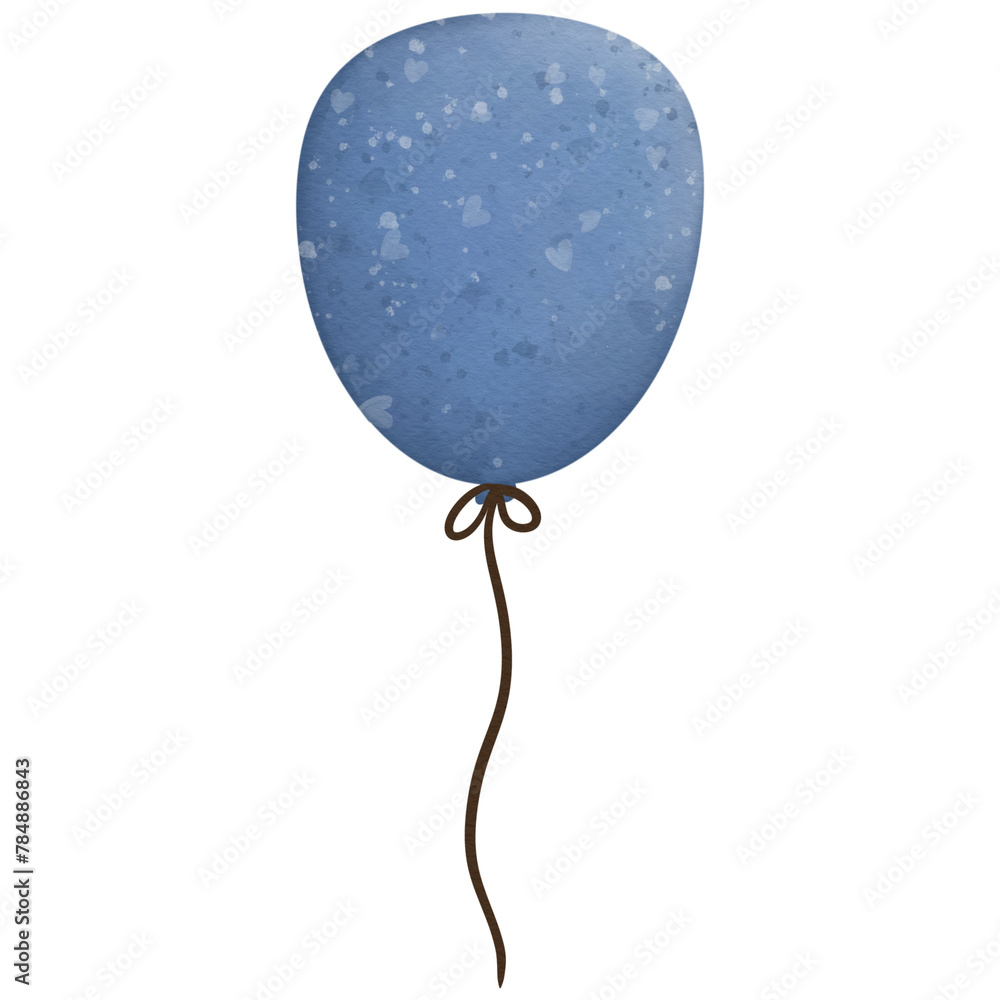 Balloon Independence Day watercolor clip art Balloon Independence Day watercolor clip art