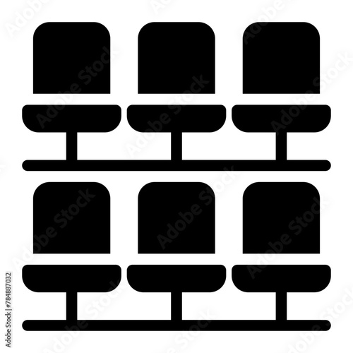 seats glyph icon