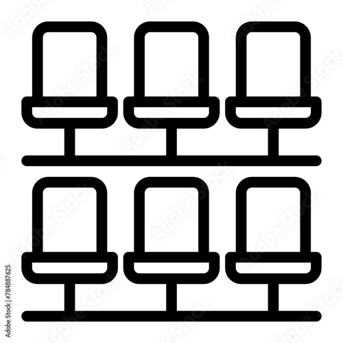 seats line icon