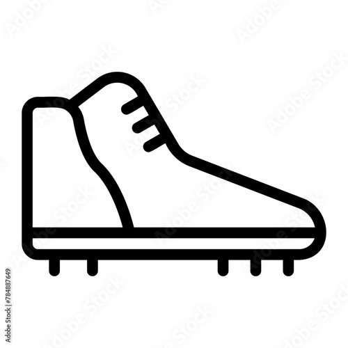 shoes line icon