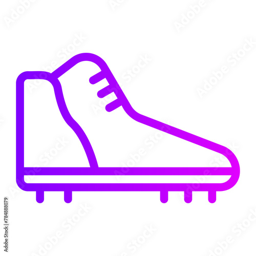 shoes gradient icon