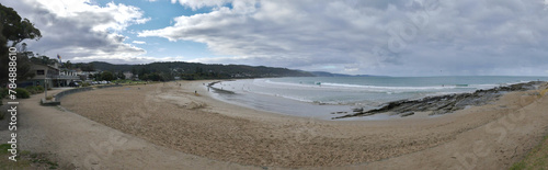 Lorne foreshore panorama  on the Great Ocean Road-Victoria
