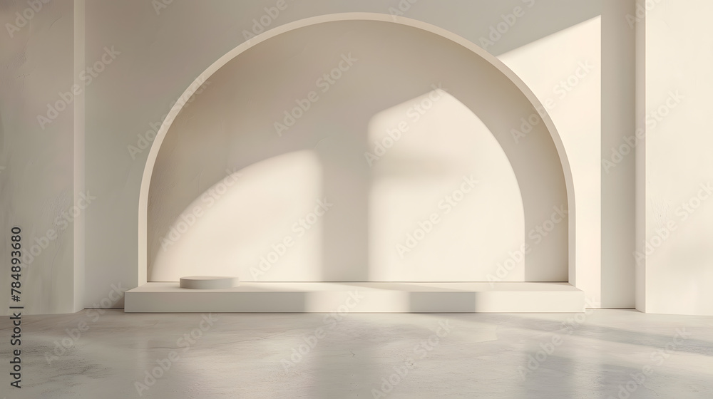 Fototapeta premium room with wooden floor