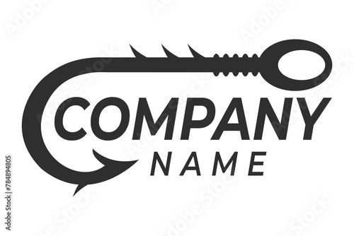 Fishing Typography Design, Fishing Logo Design, Hook Typography Design, Fishing Typography Art, Typography Design for Anglers, Fishing Theme Edition, Fishing Typography Artwork