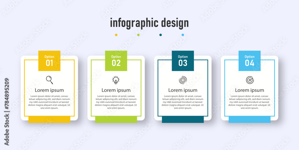 Design infographics business template, timeline with 4 options. can be used for workflow diagram, info chart, web design. vector illustration. Design infographics business template, timeline with 4 options. can be used for workflow diagram, info chart, web design. vector illustration.