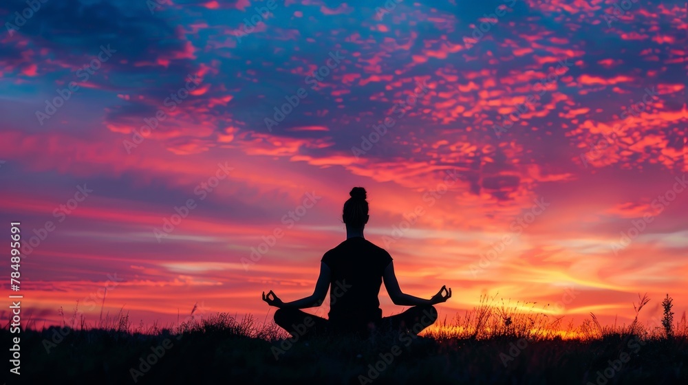 Sunset Yoga Serenity