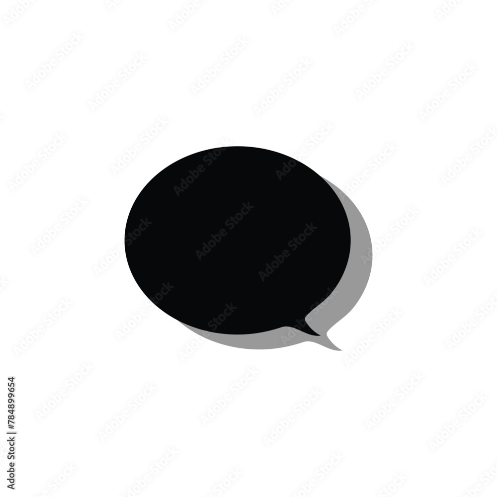 Talk bubble speech icon. Blank empty bubbles vector design elements. Chat on line symbol template. Dialogue balloon sticker silhouette. Talk bubble speech icon. Blank empty bubbles vector design elements. Chat on line symbol template. Dialogue balloon sticker silhouette.