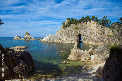 笹川流れ　眼鏡岩