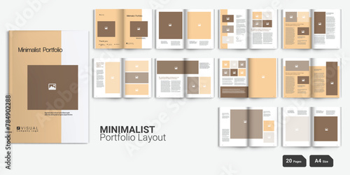 Minimalist Portfolio Template Portfolio Layout Design Portfolio Layout	
