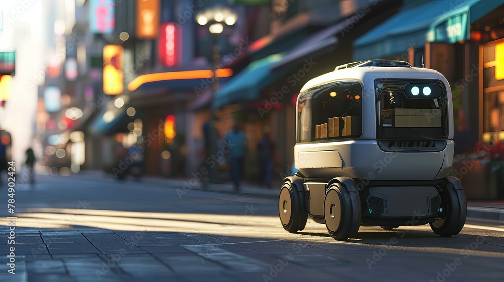 Robotic Delivery: Efficient Urban Transportation