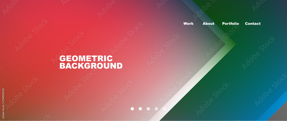 Computer graphics with a colorful gradient background using red, green, and blue shades. Shapes like rectangles, circles, and multimedia icons stand out on the display device Computer graphics with a colorful gradient background using red, green, and blue shades. Shapes like rectangles, circles, and multimedia icons stand out on the display device