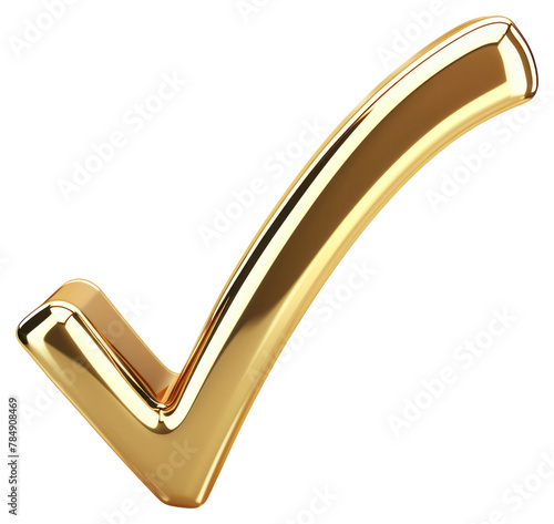 PNG A check mark gold white background yellow