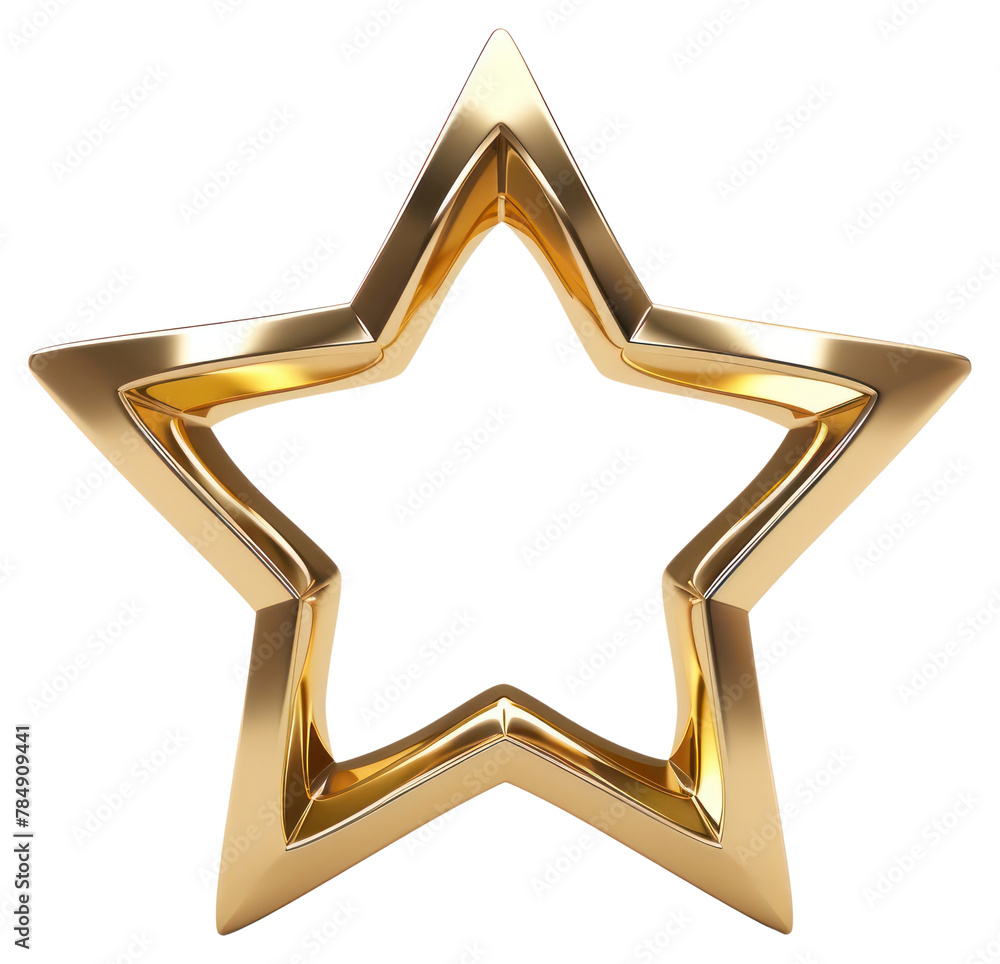 PNG An Islamic star gold white background illuminated Stock ...