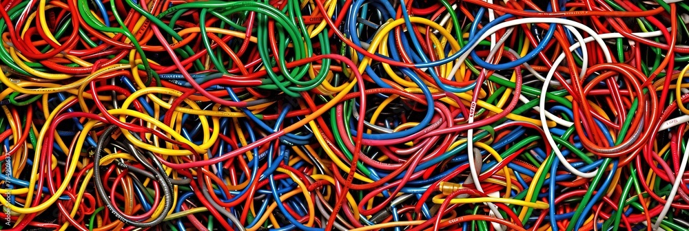 photo of data cables 