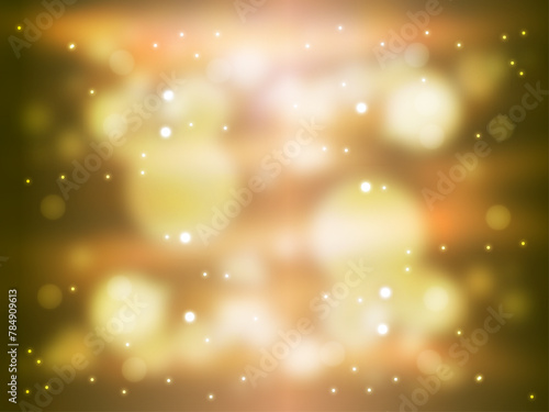 Ball bokeh material_orange