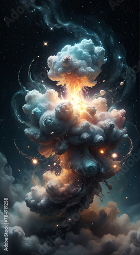 background with space