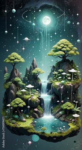 landscape with a tale  phone wallpaper 