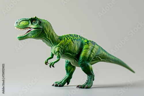 Tyrannosaurus Dinosaur on a white background dinosaur toy