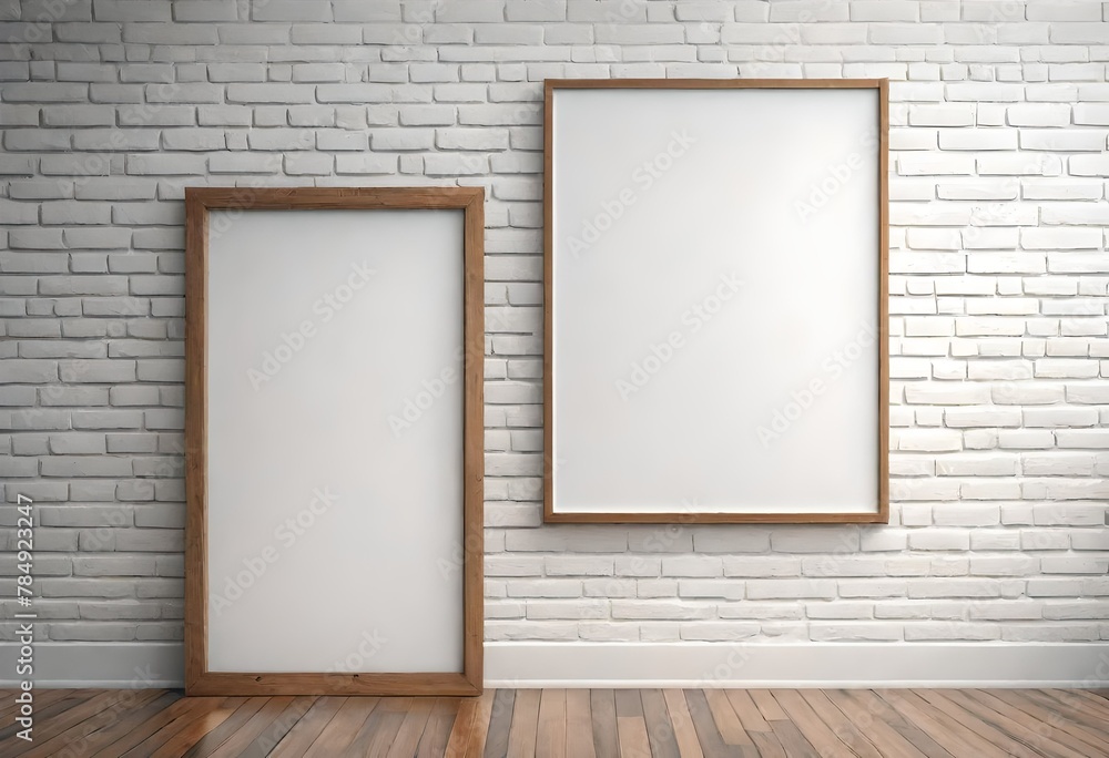 an empty frame on a wall an empty frame on a wall