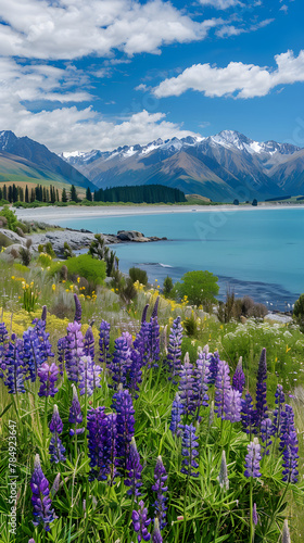 A Pictorial Depiction of New Zealand's Four Season Climate and Diverse Natural Beauty