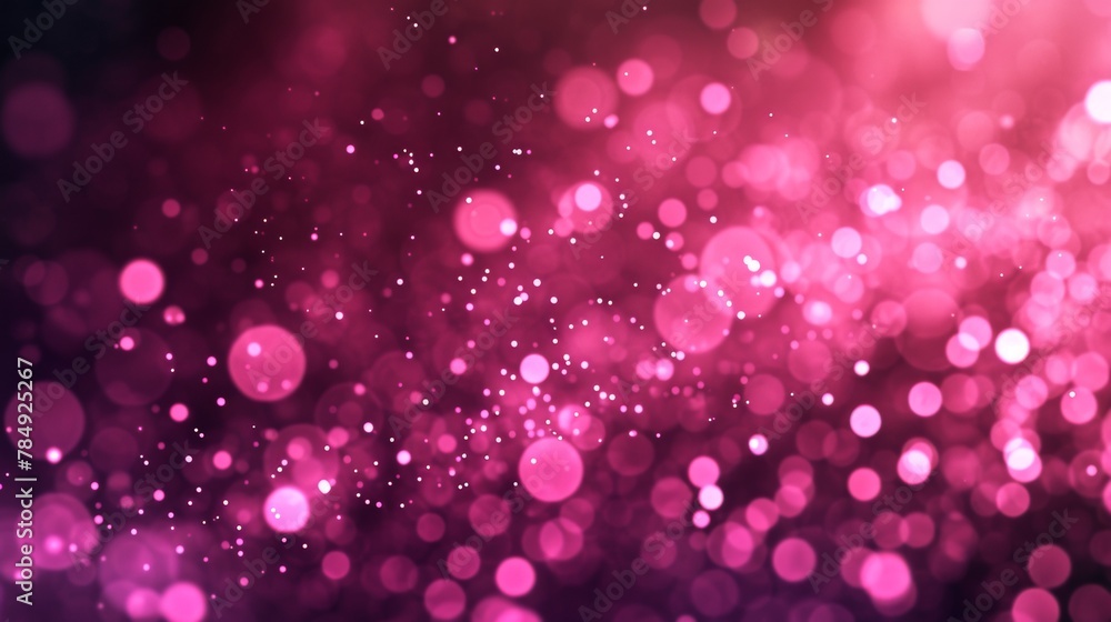 Pink glow particle abstract bokeh background Pink glow particle abstract bokeh background