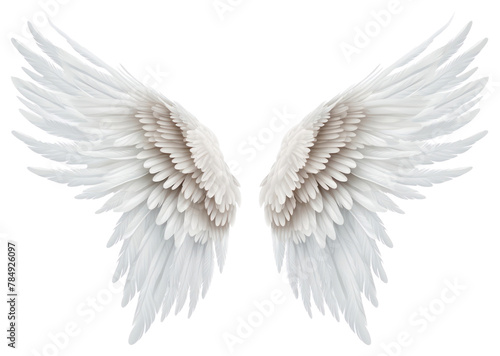 PNG White Angel Wings And Feathers angel feather white