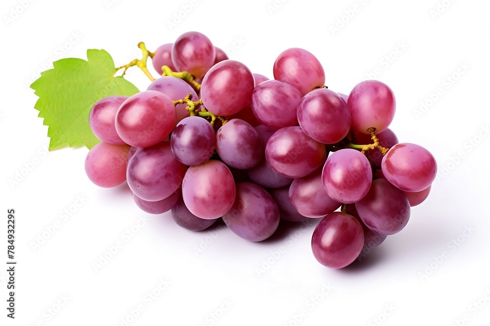 Grapess isolated on white background