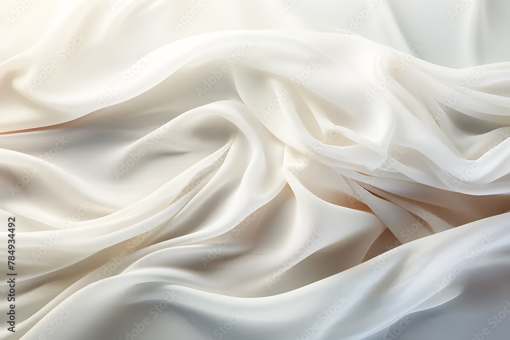 Fabric pale thin white floating place on white background. Realistic clipart template pattern. Background Abstract Textured. Fabric pale thin white floating place on white background. Realistic clipart template pattern. Background Abstract Textured.