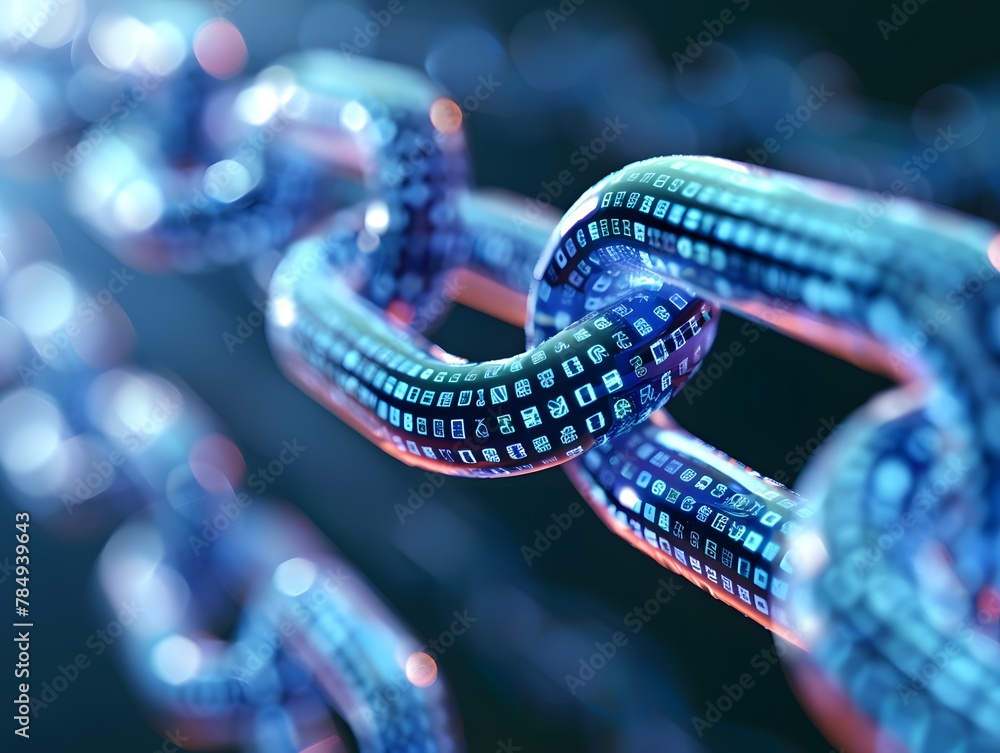 Digital Blockchain Concept Digital Blockchain Concept